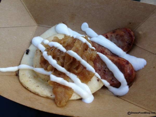 Kielbasa & Potato Pierogie with Caramelized Onions and Sour Cream