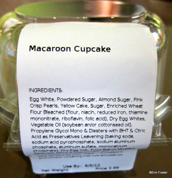 Macaroon Ingredients