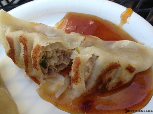 Pork Pot Stickers Inside