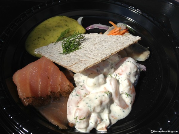 Taste of Scandinavia — Shrimp Salad, Cured Salmon and Herring