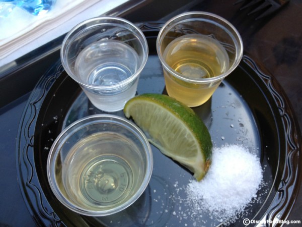 Tequila Flight Tequila Blanco, Reposado and Anejo