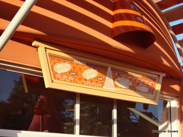 Chili Con Queso Menu Close Up