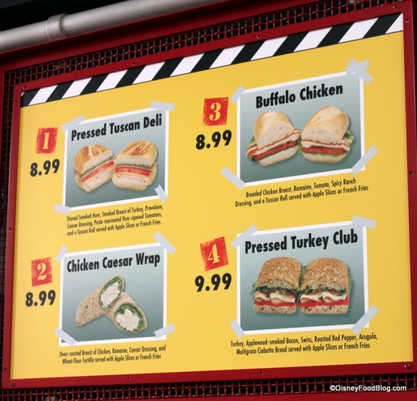 Studio Catering Co Menu 1