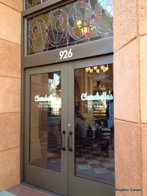 Clarabelle's Stained Glass from Outside