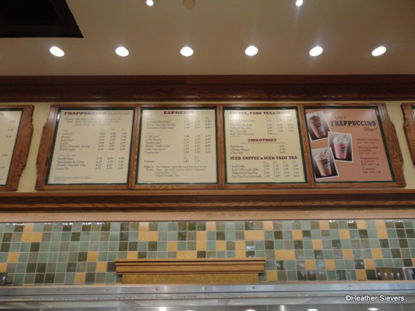 Fiddler, Fifer and Practical Starbucks Menu Board