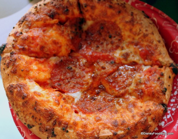 Pepperoni Pizza at the former Pizza Planet