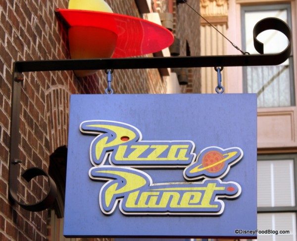 pizza planet outside sign