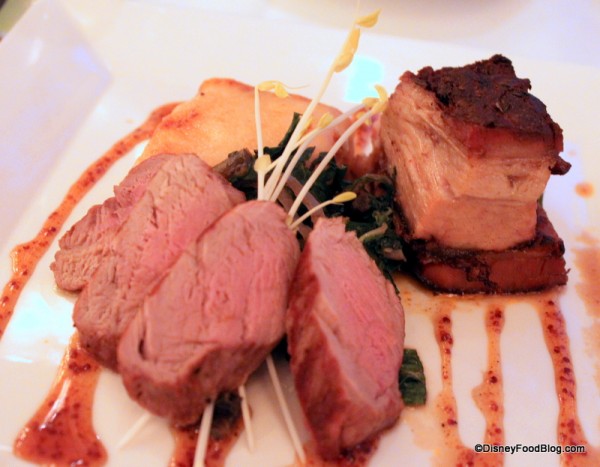 Berkshire pork 2 ways citricos