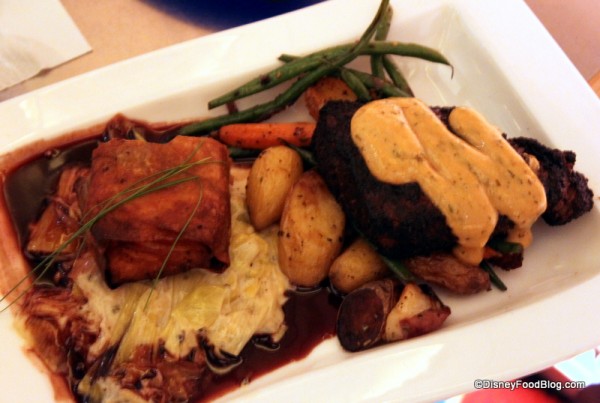 Duo of Red Snapper and Strip Steak