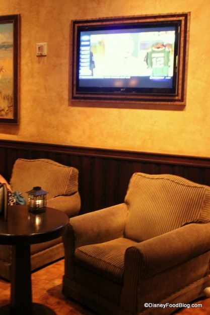 Comfy Chairs and the Framed Flatscreen