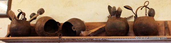 Pots and Pans above Ordering ARea