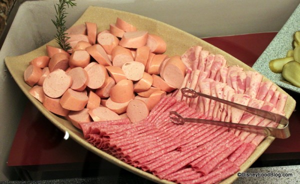 Sausage Selection - Up Close biergarten