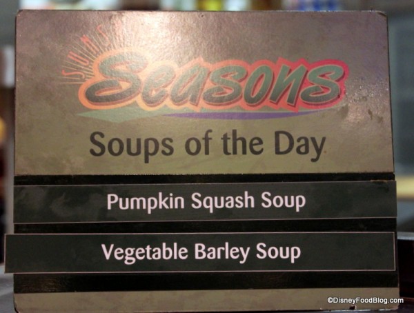 Soups of the Day
