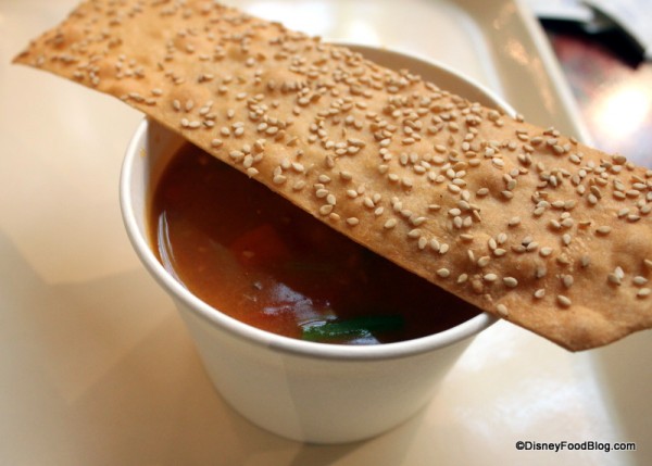 Vegetable Soup as served