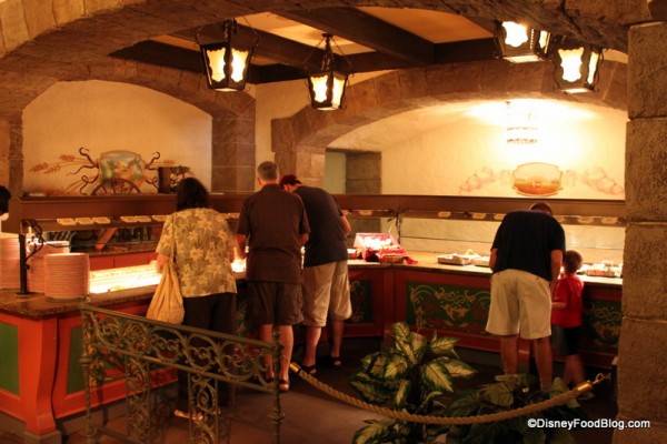 buffet area biergarten