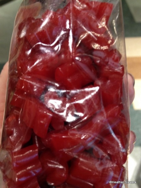 Trolley Treats Candy Line Mickey Licorice Detail