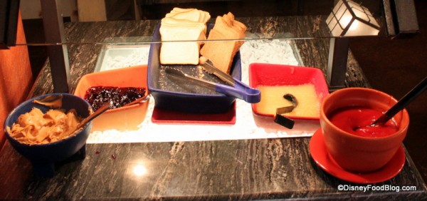 Peanut Butter and Jelly, Applesauce, Ketchup, and Bread Tusker House