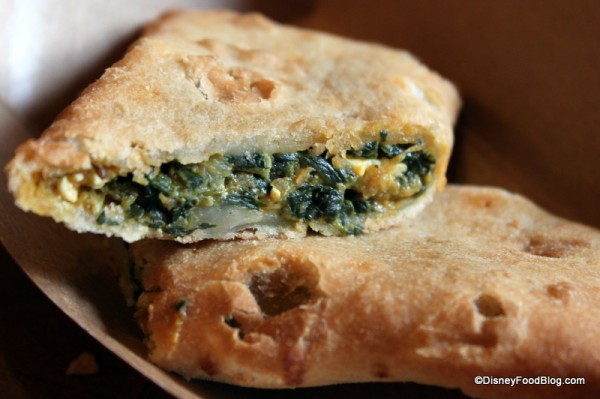 Spinach and Paneer Pocket