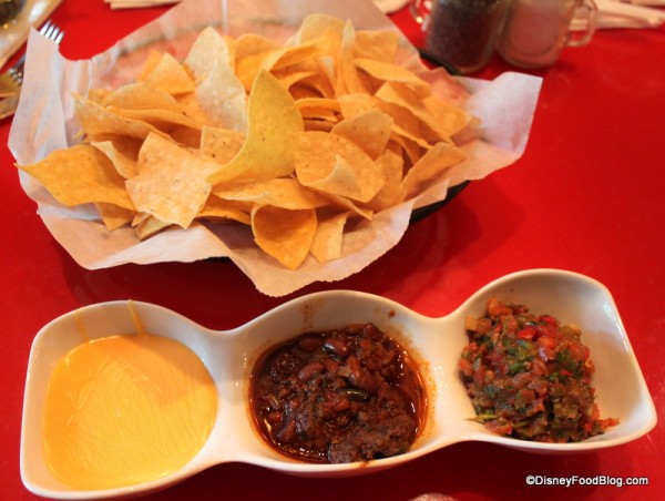 Chips and Trio of Dips