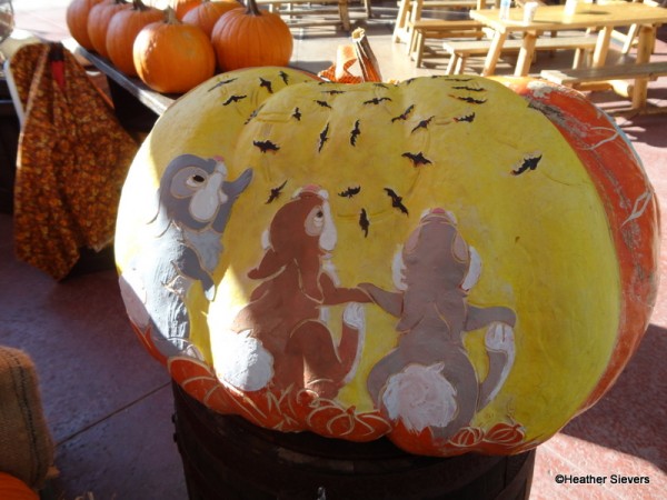 Disneyland Bambi Pumpkin Backside