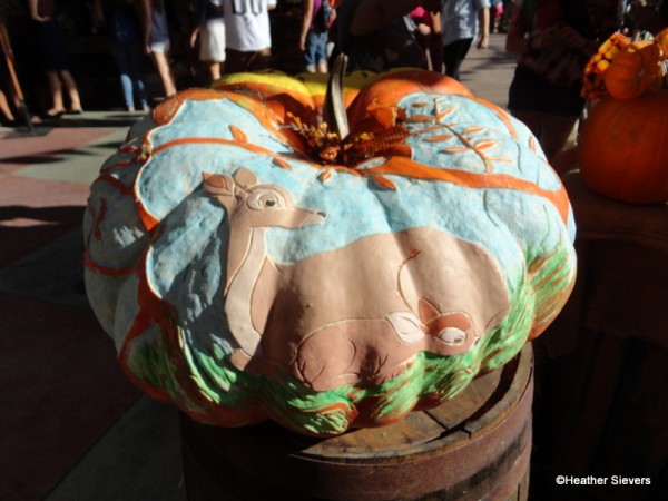 Disneyland Bambi Pumpkin Frontside