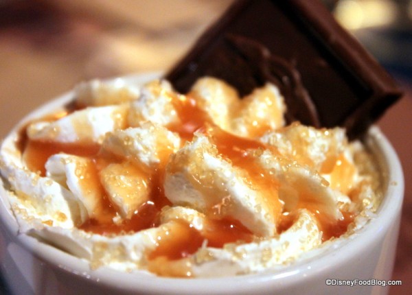 Sea Salt Carame Hot Cocoa Close Up