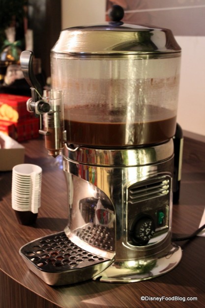 drinking chocolate machine