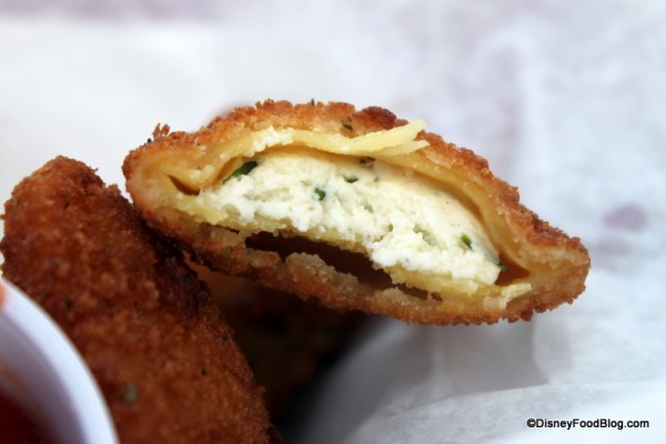 inside fried ravioli Boardwalk To Go