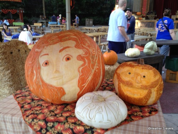 Disneyland Brave Pumpkins Featuring Merida & King Fergus