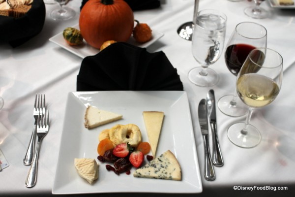 Cheese Seminar table setting fw cheese tasting