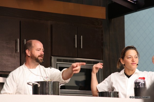 Chefs John Stewart and Duskie Estes