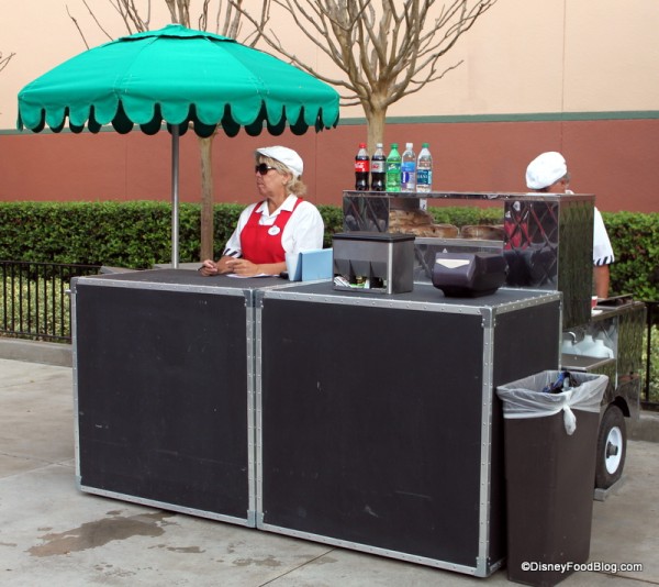 DHS hot dog stand