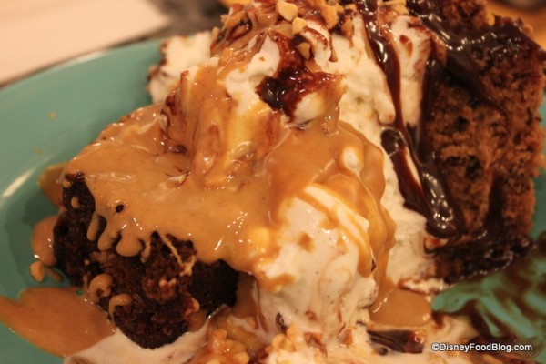 Grilled Banana Bread with Added Peanut Butter Sauce Beaches and Cream Beaches and Cream