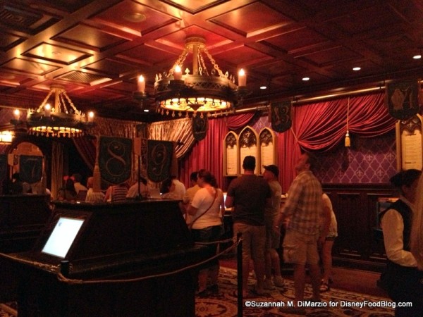 Ordering area at Be Our Guest Restaurant