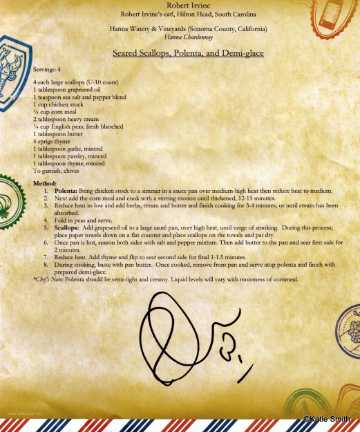 Recipe for Seared Scallop