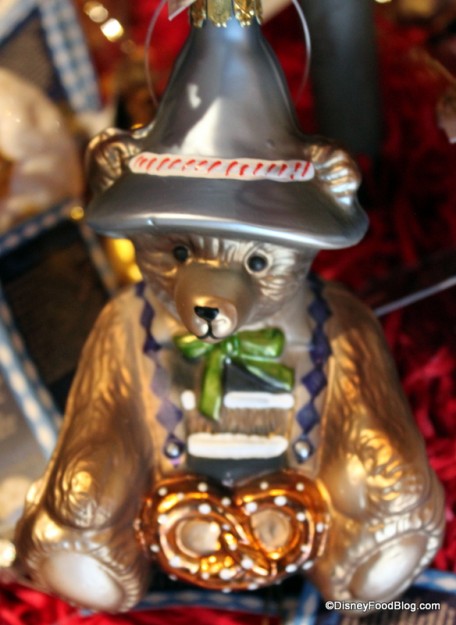 Bear with Pretzel Ornament - Germany Christmas Shop