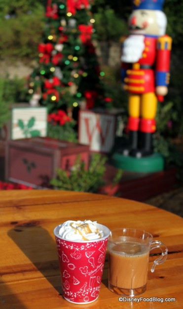 Epcot Prost Holiday Kiosk both drinks