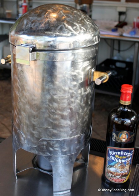 Epcot Prost Holiday Kiosk warm holiday beverages