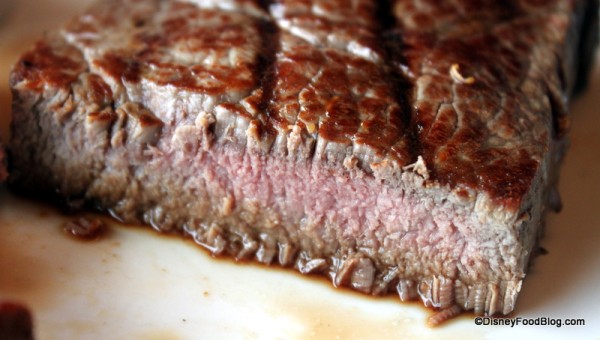 Filet inside -- supposed to be medium rare Tokyo Dining