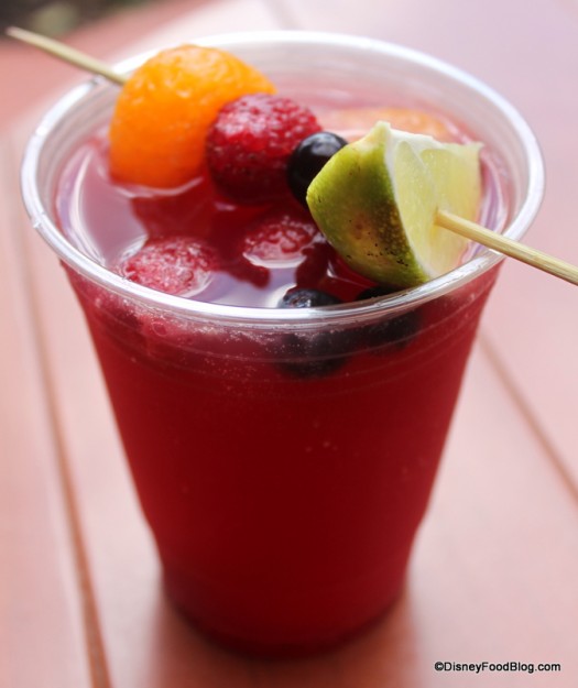 Non Alcoholic Sangria at Tortuga Tavern