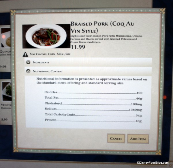 Ordering 10 Be Our Guest lunch