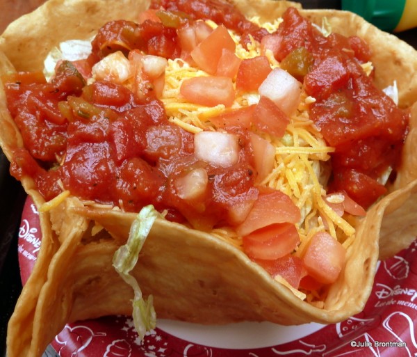 Taco Salad with Toppings