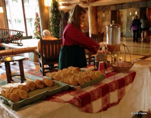 Wilderness Lodge Lobby Holiday Treats