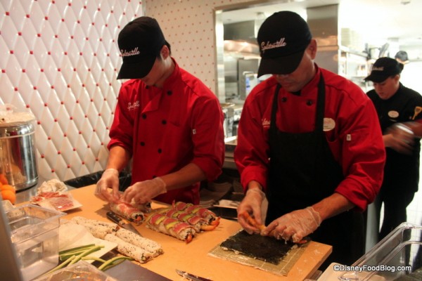 hand rolled sushi area splitsville