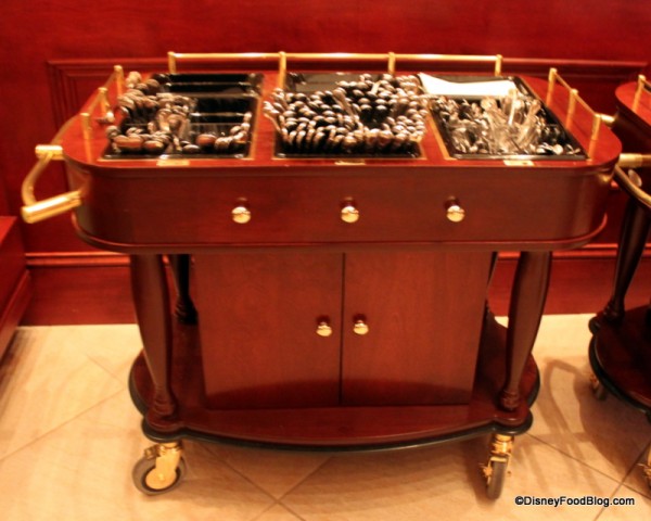 silverware Be Our Guest lunch