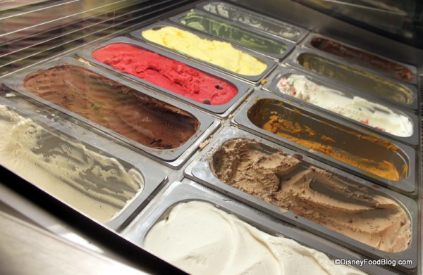 Gelato flavors Landscape of Flavors