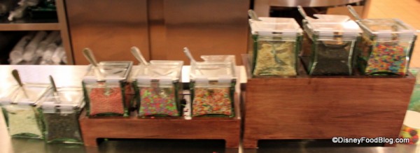 Gelato toppings Landscape of Flavors