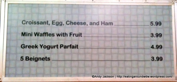 Tomorrowland Terrace breakfast menu 1 (1)