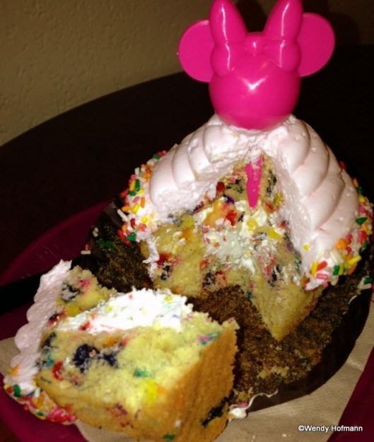 Birthday Cupcake Cross Section