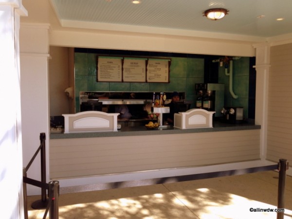 Hurricane Hanna Counter Service Ordering Area